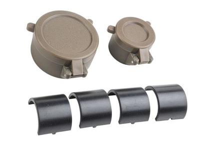 Holy Warrior TANGOスタイル 1-6X24MM エアソフトライフルスコープ（GEIスタイルスコープマウント付き） - ちゃいろ
