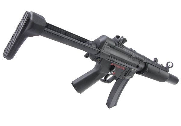 ICS MP5 SD6 CES 伸縮式ストック付き電動エアソフトライフル - ブラック

