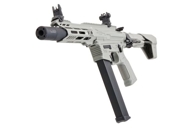ICS CXP-MARS PDW9 S3 エアソフト M4 9mm AEGライフル（ショートストロークトリガー） - グレー
