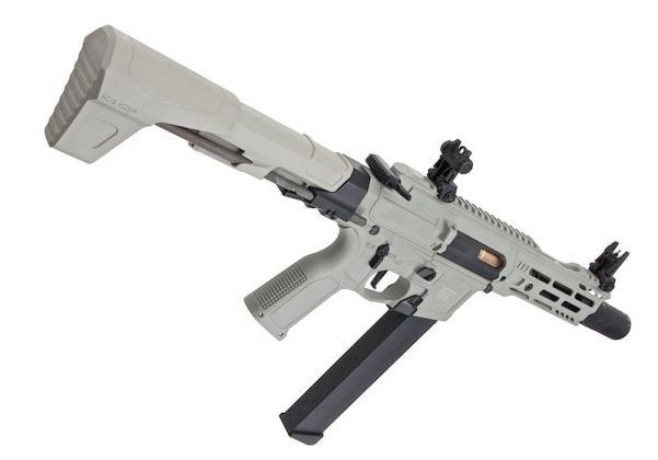 ICS CXP-MARS PDW9 S3 エアソフト M4 9mm AEGライフル（ショートストロークトリガー） - グレー

