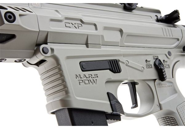 ICS CXP-MARS PDW9 S3 エアソフト M4 9mm AEGライフル（ショートストロークトリガー） - グレー
