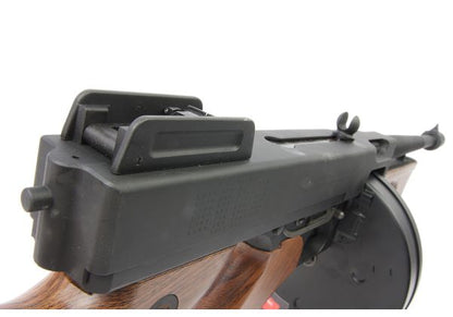 Cyber​​gun トンプソン社ライセンス商品 M1928 シカゴ AEG エアソフト クラシックライフル - 木製パターン (KING ARMS製)

