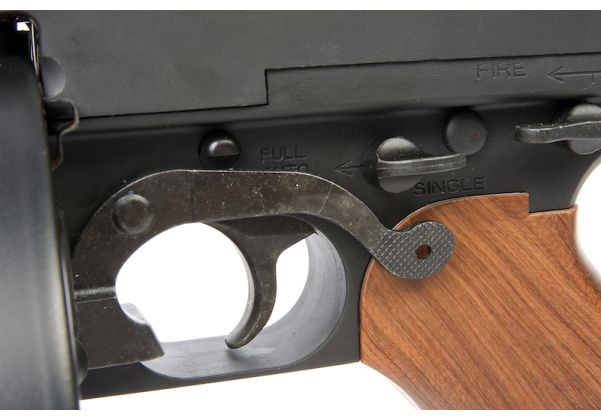 Cyber​​gun トンプソン社ライセンス商品 M1928 シカゴ AEG エアソフト クラシックライフル - 木製パターン (KING ARMS製)
