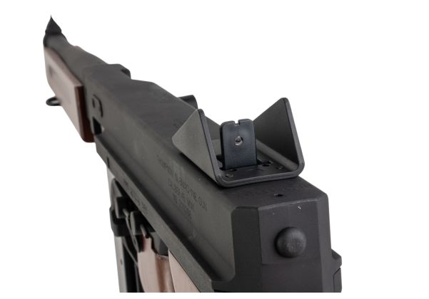 Cyber​​gun トンプソン社ライセンス取得済み M1A1 ミリタリー電動エアソフトライフル - リアルウッド製 (KING ARMS社製)
