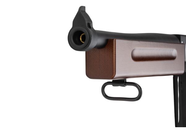 Cyber​​gun トンプソン社ライセンス取得済み M1A1 ミリタリー電動エアソフトライフル - リアルウッド製 (KING ARMS社製)
