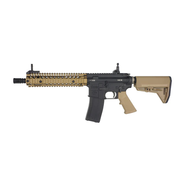 KING ARMS EMG ダニエルディフェンス MK18 MOD.1 GBBR - 2トーン