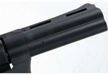 KING ARMS パイソン .357 ガス式エアソフトリボルバー（バージョンII、4インチ、ブラック）
