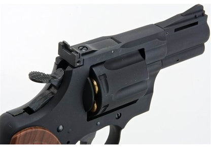 KING ARMS パイソン .357 ガス式エアソフトリボルバー（バージョンII、2.5インチ、ブラック）
