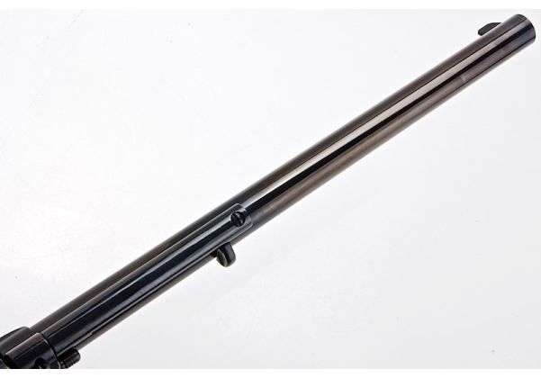 KING ARMS SAA .45 ピースメーカー リボルバー L - 電動(デンドウ)メッキ ブラック (バージョンII、ガス式)
