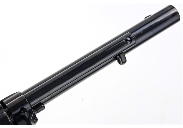 KING ARMS SAA .45 ピースメーカー リボルバー M - 電動(デンドウ)メッキ ブラック (バージョンII、ガス式)
