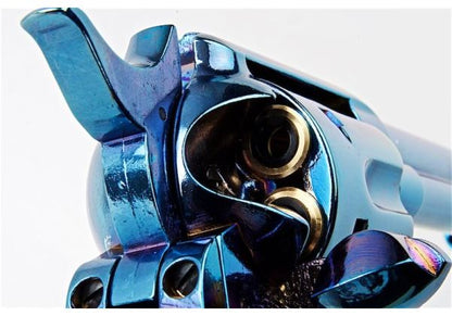 KING ARMS SAA .45 ピースメーカー リボルバー M - ブルーイング仕上げ (バージョンII、ガス式)
