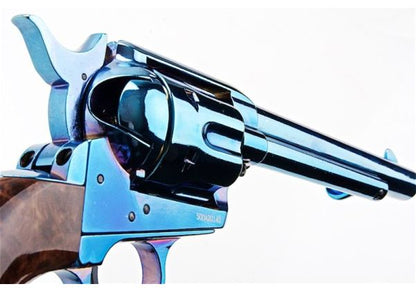 KING ARMS SAA .45 ピースメーカー リボルバー M - ブルーイング仕上げ (バージョンII、ガス式)
