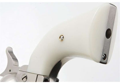 KING ARMS SAA .45 ピースメーカー リボルバー M - 銀(ぎん) (バージョンII、ガス式)
