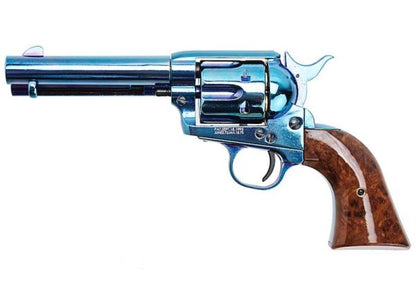 KING ARMS SAA .45 ピースメーカー リボルバー S - ブルーイング仕上げ（バージョンII、ガス式）
