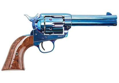 KING ARMS SAA .45 ピースメーカー リボルバー S - ブルーイング仕上げ（バージョンII、ガス式）
