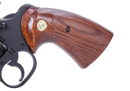 KING ARMS パイソン 357 / イービルシリーズ リアルウッドグリッパネル（金(きん)プレート付き）
