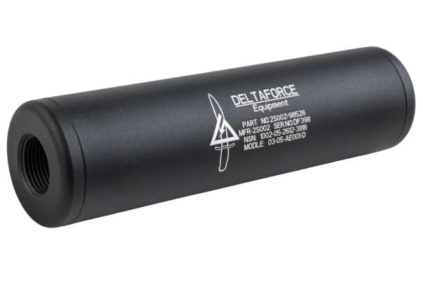 KING ARMS ライトウェイト デルタフォース スリムサイレンサー - ブラック
