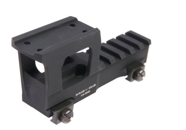 KACハイライズマウント（T1/T2エアソフト用赤ドットサイト） - ブラック（Dytac製）