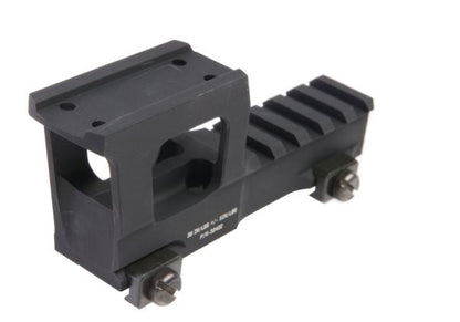 KACハイライズマウント（T1/T2エアソフト用赤ドットサイト） - ブラック（Dytac製）