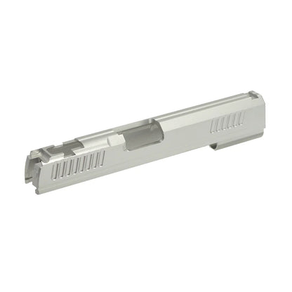 Kung Fu Airsoftアルミニウム / アルミ CNC GBBスライド マルイ ハイキャパ 5.1 Airsoft用 (KF51-303) - 銀(ぎん)
