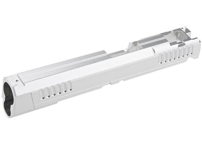 KUNG FU Airsoft Tokyo Marui ハイキャパ 5.1 GBB GBBスライド (CNC アルミニウム / アルミ、銀(ぎん))