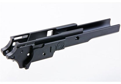 KUNG FU Airsoft Tokyo Marui ハイキャパ 5.1 GBB ミドルフレーム - (CNC アルミニウム / アルミ、ブラック)