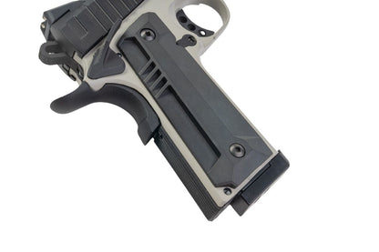 KJ Works KP-24 1911 GBB エアソフトピストル - グレーツートン（全メタル(ぜんきんぞく)）