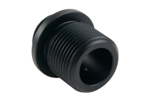 KJ Works製 12mm→14mmスクリュー変換アダプター（KP-05用、逆ネジ→逆ネジ）
