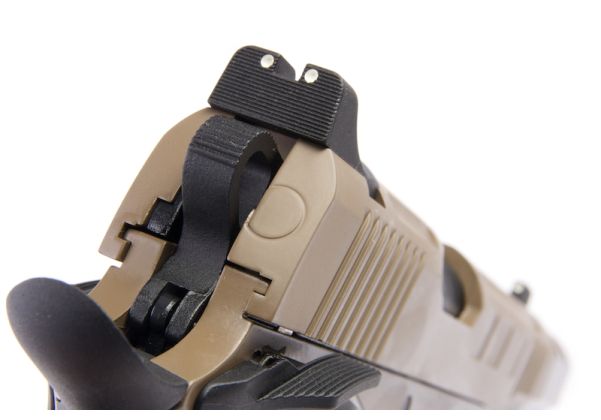 KJ Works 1911 KP-16 GBB エアソフトピストル - ダークアース
