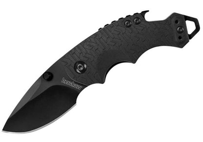 Kershaw シャッフル ライナーロック ポケットナイフ - ブラック (8700BLK)
