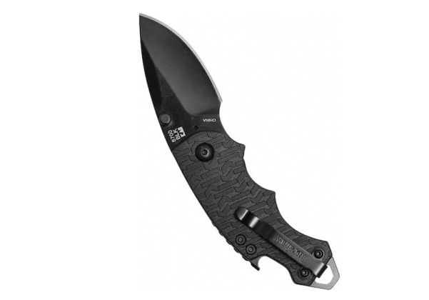 Kershaw シャッフル ライナーロック ポケットナイフ - ブラック (8700BLK)
