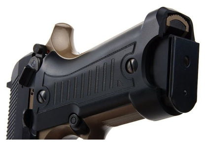 KSC M93RCC コンバットクーリエ デュアルアース ヘビーウェイト グリーンガス エアソフトピストル（日本システム7バージョン）
