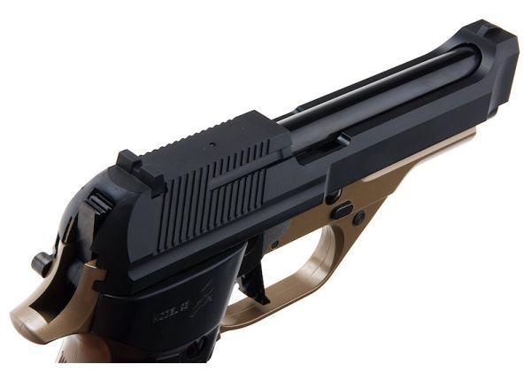 KSC M93RCC コンバットクーリエ デュアルアース ヘビーウェイト グリーンガス エアソフトピストル（日本システム7バージョン）
