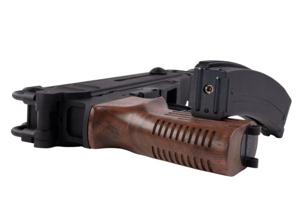 KSC Vz61 ウォールナットグリップ カスタム HW ガス式エアソフトSMG（システム7 ジャパンバージョン）
