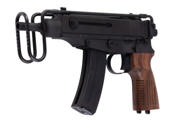 KSC Vz61 ウォールナットグリップ カスタム HW ガス式エアソフトSMG（システム7 ジャパンバージョン）
