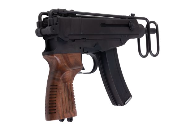 KSC Vz61 ウォールナットグリップ カスタム HW ガス式エアソフトSMG（システム7 ジャパンバージョン）
