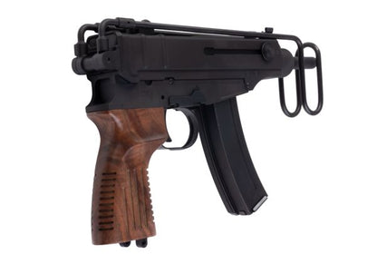KSC Vz61 ウォールナットグリップ カスタム HW ガス式エアソフトSMG（システム7 ジャパンバージョン）
