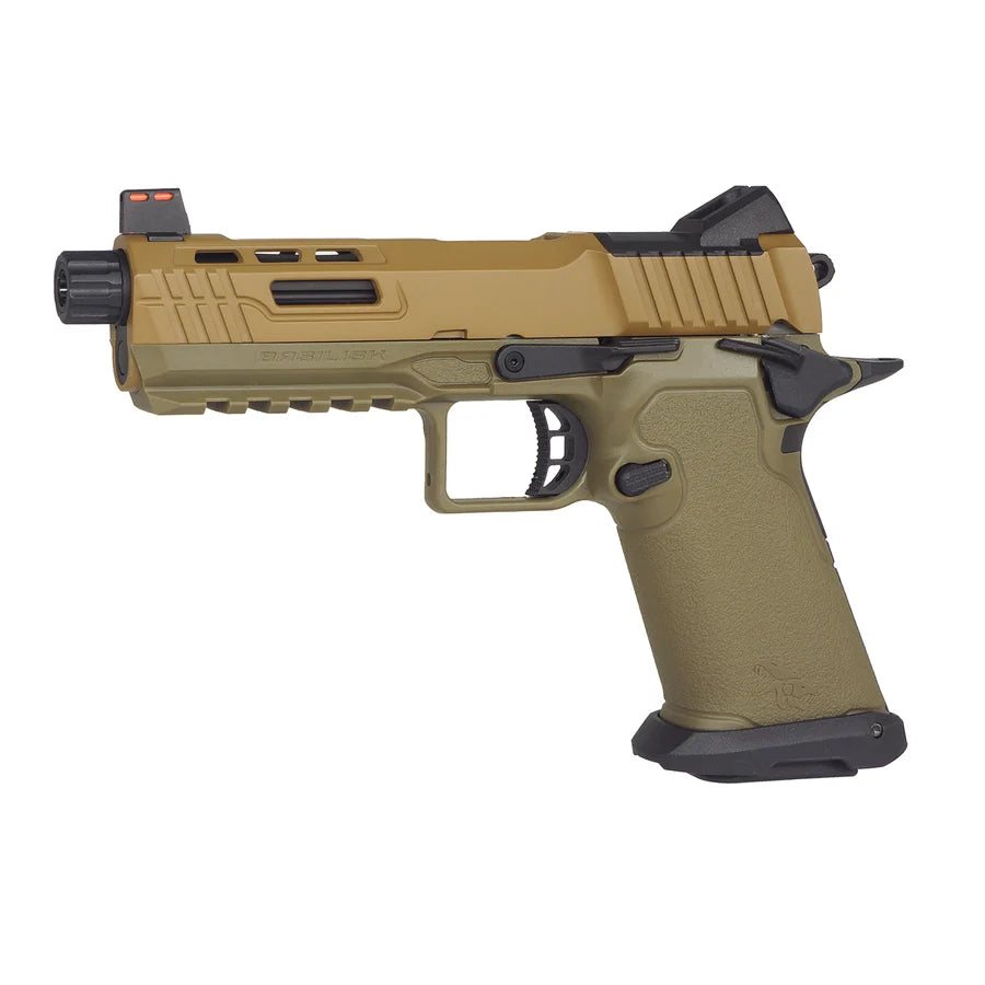 KizunaWorks バジリスク BSK43 ガスブローバック Airsoft Artisan - DE/OD ツートンカラー (KW-P0050-OD)