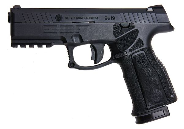 KJ Works STEYR L9A2 CO2エアソフトピストル - ブラック（ASGライセンス商品）
