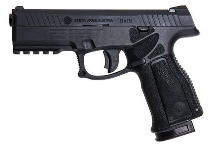 KJ Works STEYR L9A2 CO2エアソフトピストル - ブラック（ASGライセンス商品）
