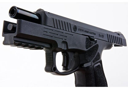 KJ Works STEYR L9A2 CO2エアソフトピストル - ブラック（ASGライセンス商品）
