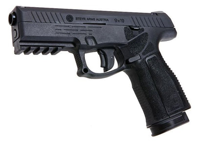 KJ Works STEYR L9A2 GBB エアソフトピストル - ブラック (ASGライセンス商品)
