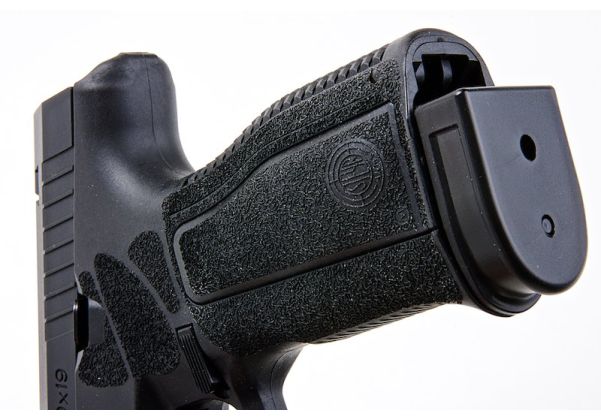 KJ Works STEYR L9A2 GBB エアソフトピストル - ブラック (ASGライセンス商品)
