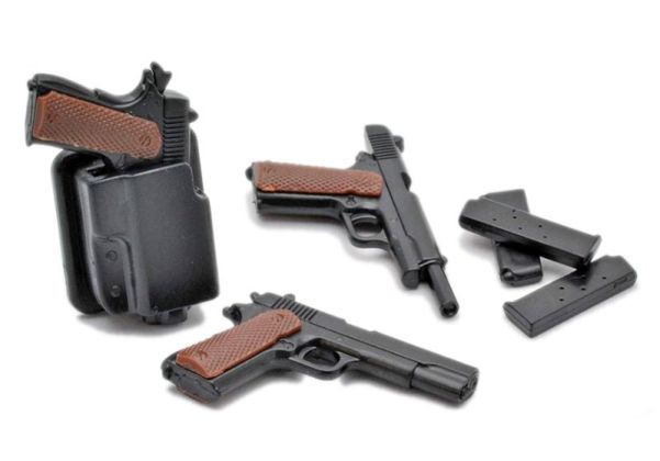 Little Armory トミーテック LA015 M1911A1 & コマンダータイプ ミニガン (1/12スケール)
