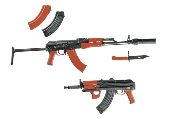 Little Armory トミーテック LA079 AKMS & AKMSUタイプ ミニガン (1/12スケール)
