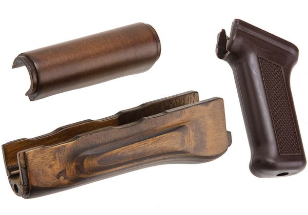 LCT AKMS ハンドGuarderセット（グリップ付き） - ビンテージカラー（PK-382）
