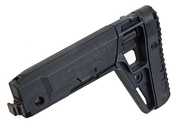 LCT AK19 (LCK-19) 伸縮式折りたたみストック - ブラック
