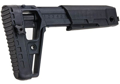 LCT AK19 (LCK-19) 伸縮式折りたたみストック - ブラック
