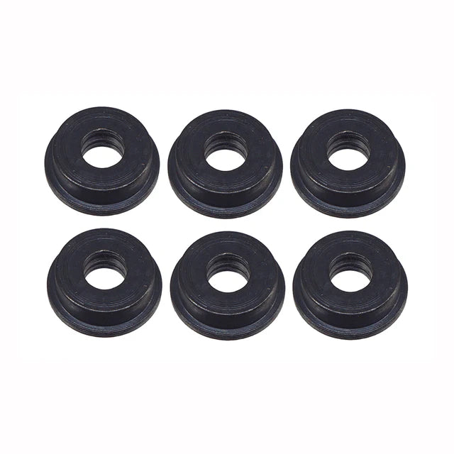 Leopard  3*7mm 機械加工スチールブッシング（AEG(機械の)メカボックス用）（3X7-ブラック）
