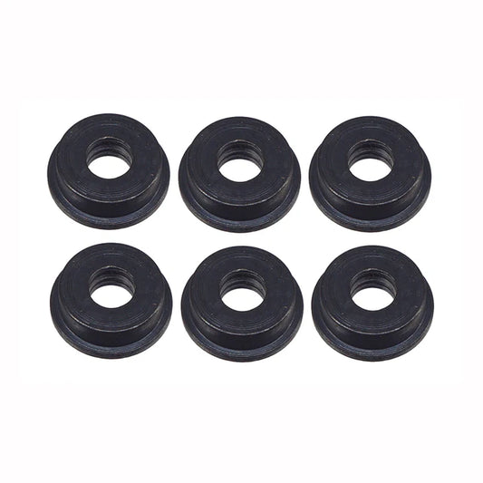 Leopard  3*7mm 機械加工スチールブッシング（AEG(機械の)メカボックス用）（3X7-ブラック）
